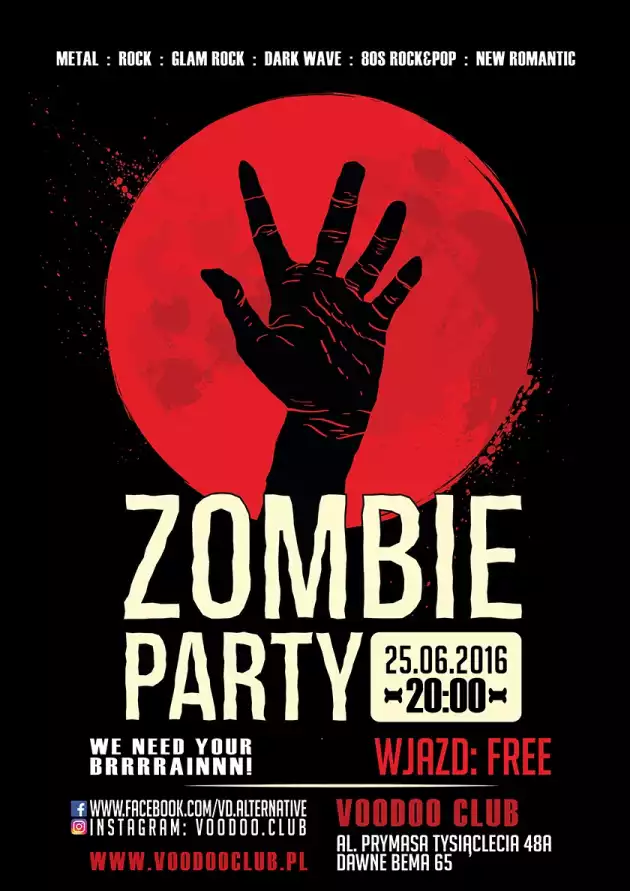 Zombie PARTY w VooDoo Club