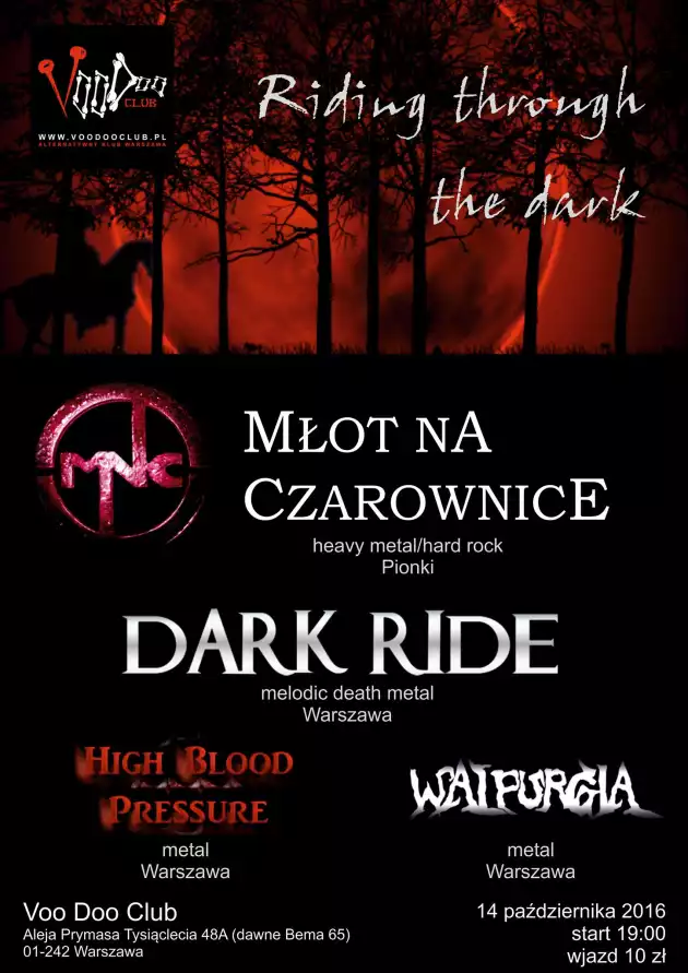 Riding through the dark [MNC Dark Ride Walpurgia]