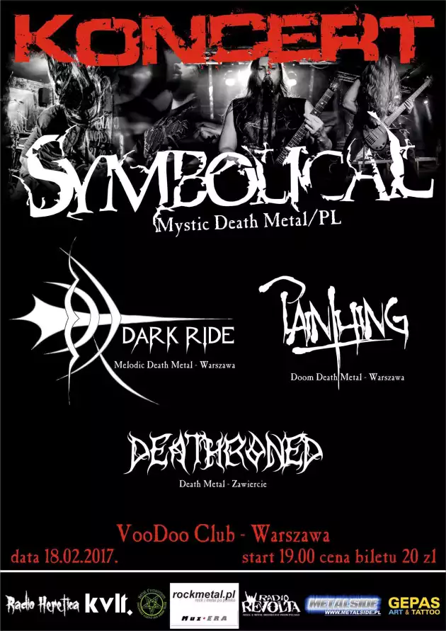 Koncert Symbolical, Dark Ride, Painthing, Deathroned