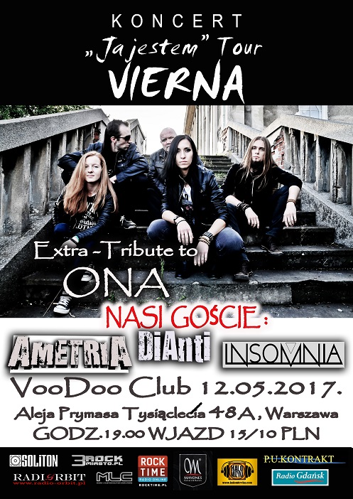Vierna / Tribute to O.N.A & AmetriA & Insomnia & DiAnti Warszawa