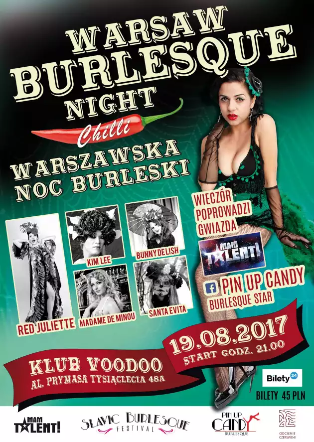 Warsaw Burlesque Night Chilli Warszawska Noc Burleski vol.2