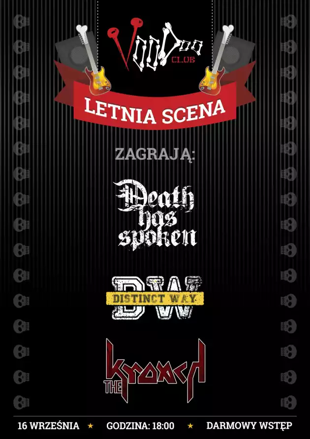 Letnia Scena VooDoo: Death has spoken, Distinct Way i The Kroach