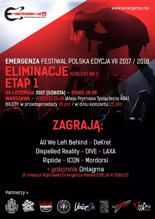 Eliminacje (Warszawa) EMERGENZA FESTIVAL PL Voodoo Club 2