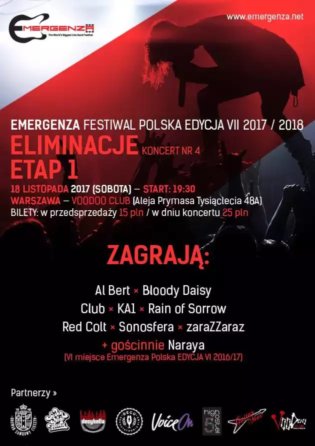 Eliminacje (Warszawa) EMERGENZA FESTIVAL PL Voodoo Club 4