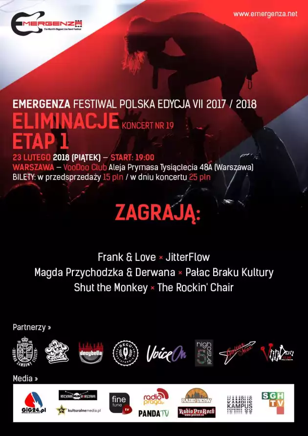 Eliminacje (Warszawa) EMERGENZA FESTIVAL PL VooDoo Club 7