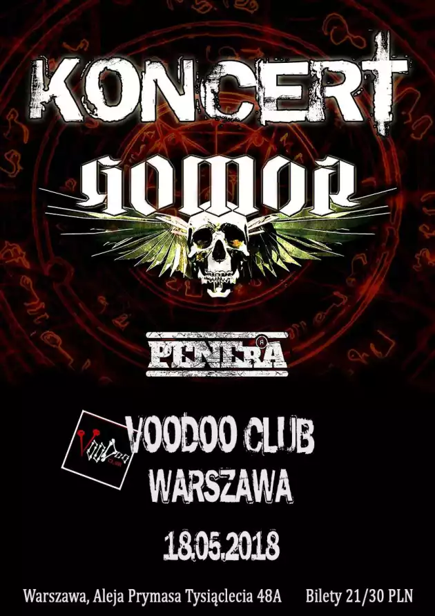 GOMOR / Penerra / 18.05 / VooDoo Club Warszawa
