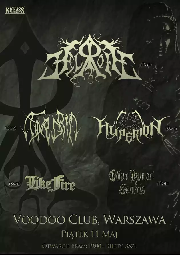 Helroth / Hyperion / Thyrgrim / OHG / Like Fire – Live In Warsaw