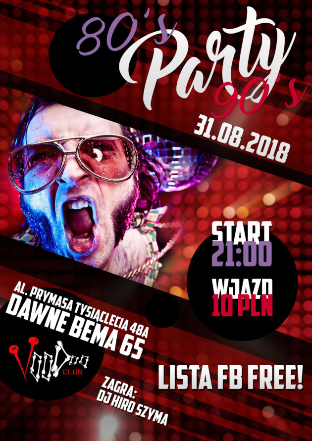 80’s/90’s Party // lista fb free!