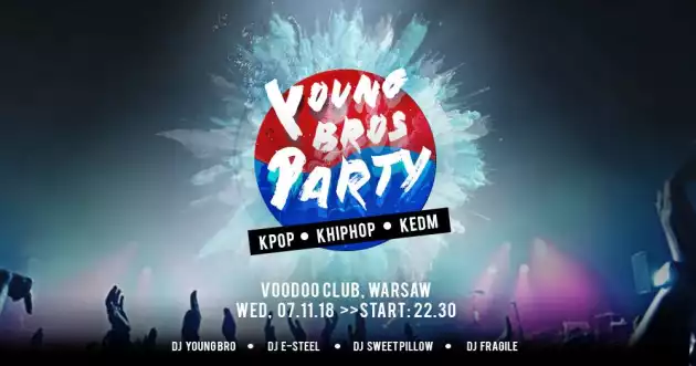 K-pop & K-hiphop Party x Young Bros in Warsaw