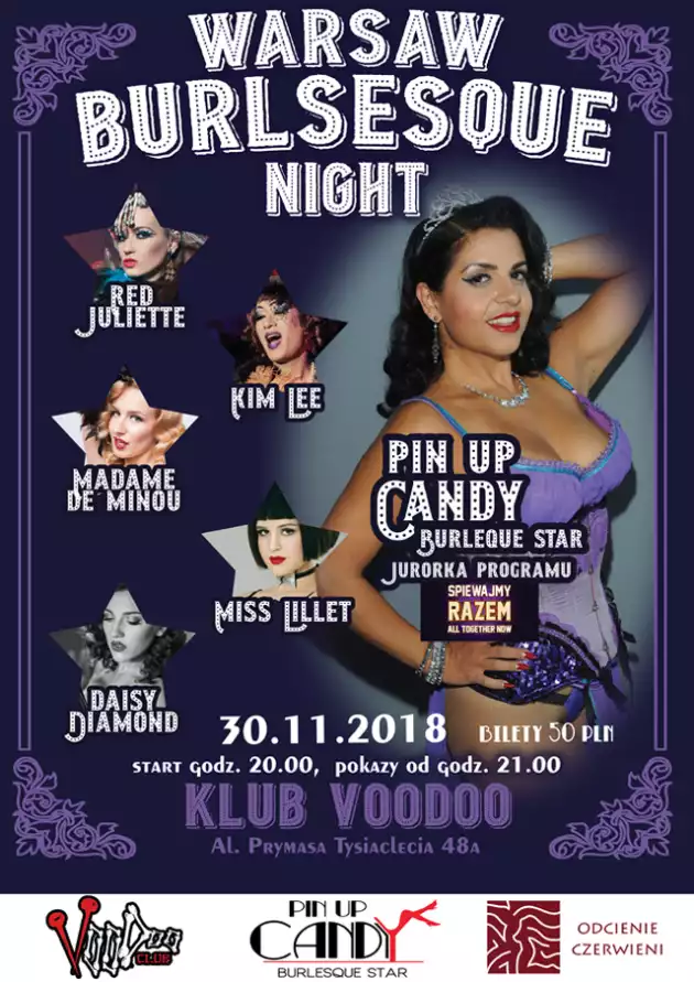 Warsaw Burlesque Night 30.11.2018