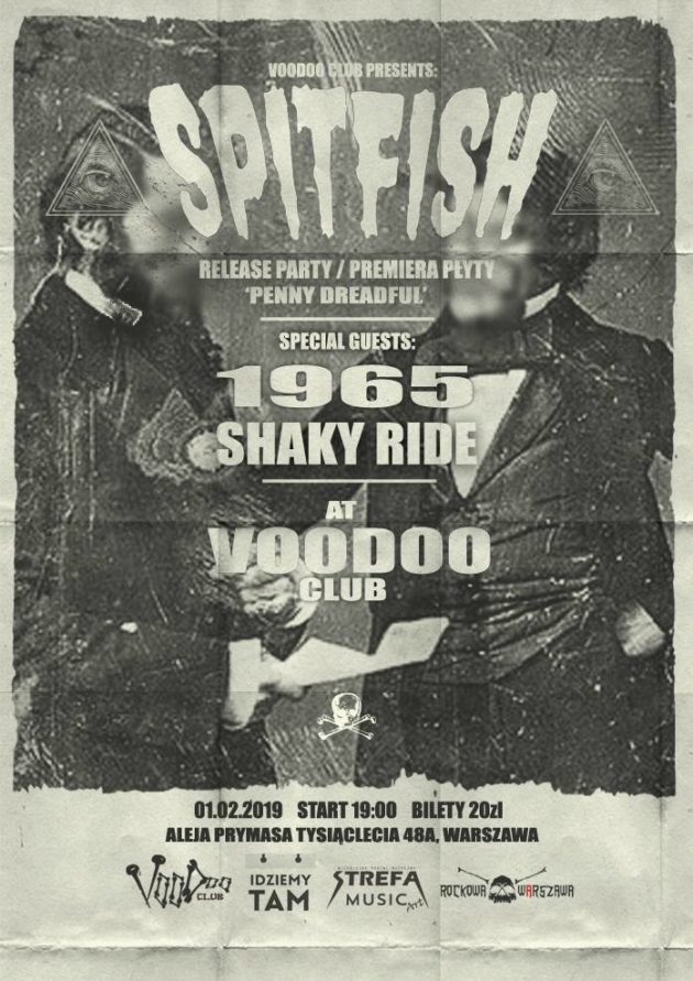 Spitfish 'Penny Dreadful’ Release Party /w 1965/Shaky Ride
