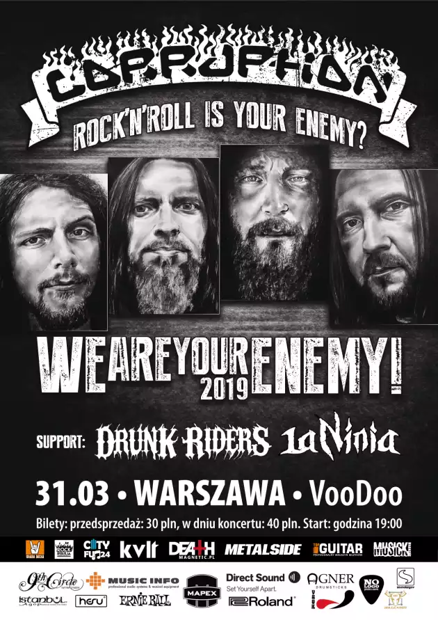 Corruption – Rock’n’Roll is Your Enemy? We are Your Enemy!