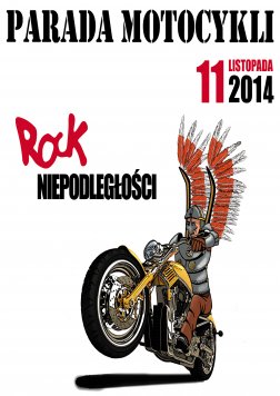 Parada Motocykli ROCK Niepodległości 2014