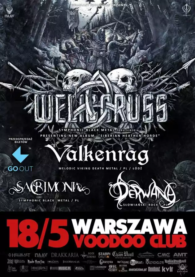 Welicoruss / Siberian Heathen Horde Tour / Warszawa