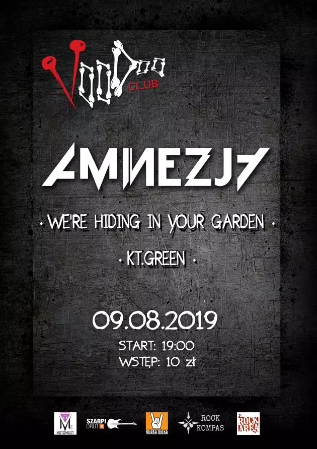 Letnia Scena VD – Amnezja, We’re Hiding In Your Garden, KT.Green
