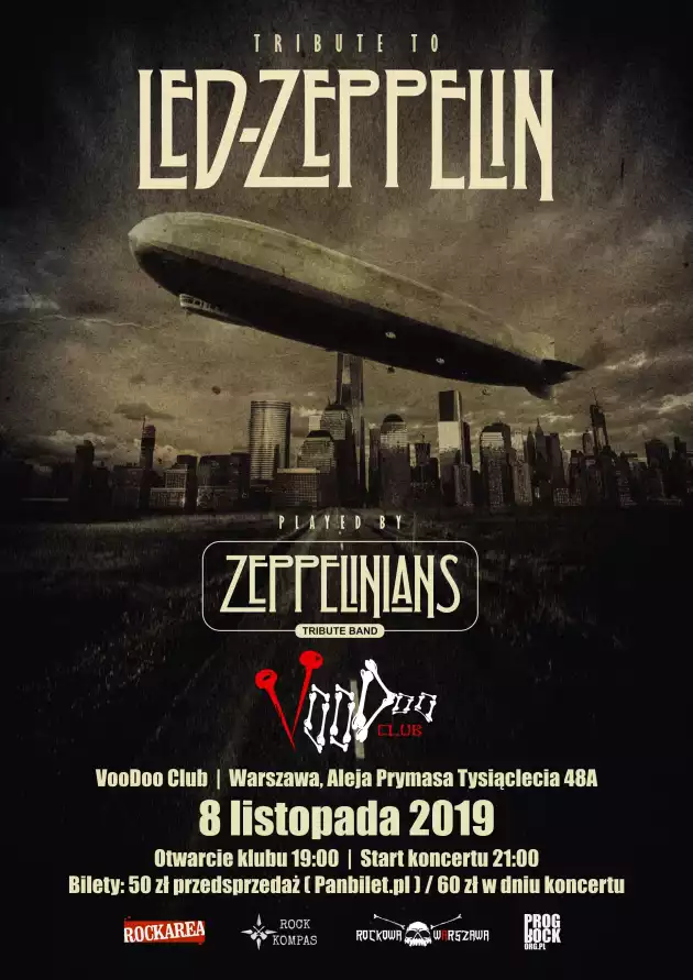Tribute to Led Zeppelin / 08.11.2019 / VooDoo Club / Warszawa