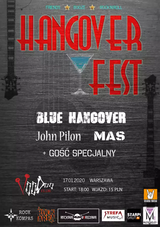 Hangover Fest Vol.1 – Blue Hangover x MAS x John Pilon Band