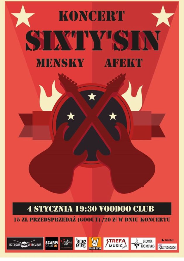 Koncert Sixty’Sin x Mensky x Afekt w VooDoo Club