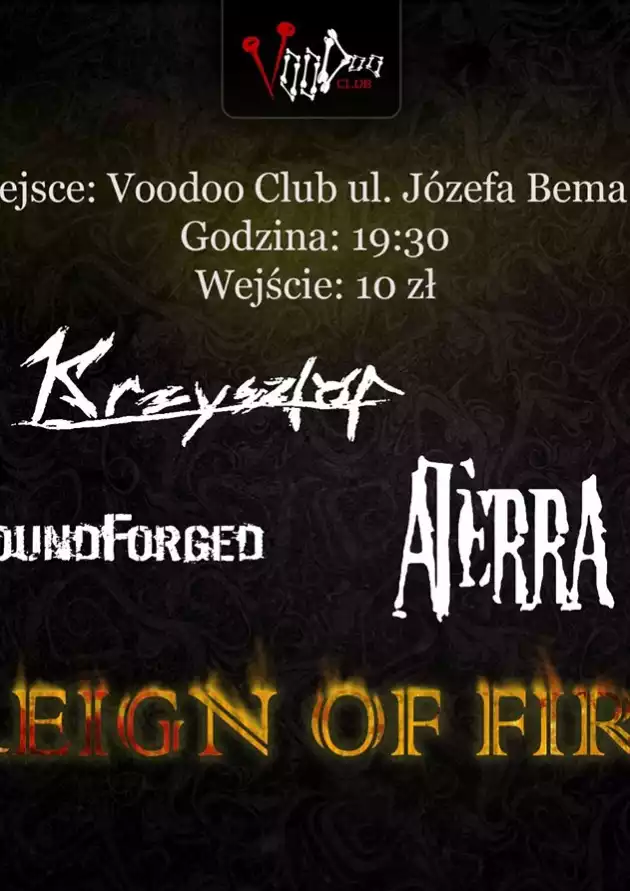 BLACK FRIDAY – Reign Of Fire/Aterra/Soundforge/Krzysztof