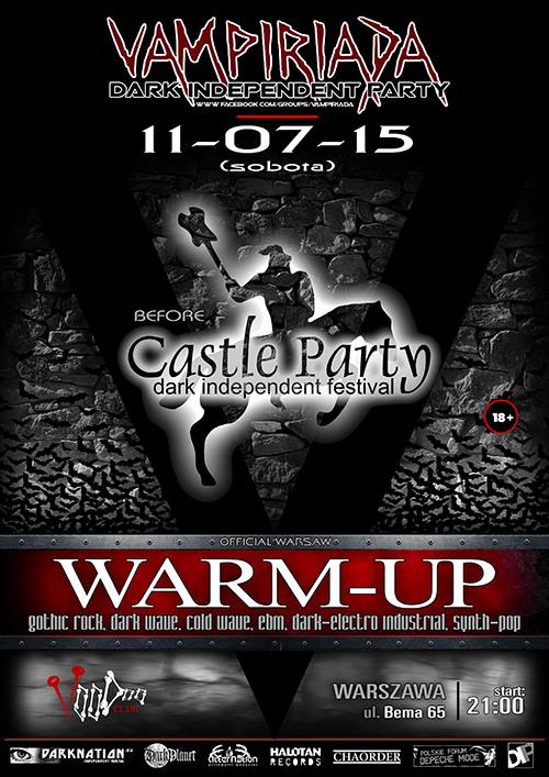 VAMPIRIADA – Before CASTLE PARTY 2015 – Official Warsaw WARM-UP
