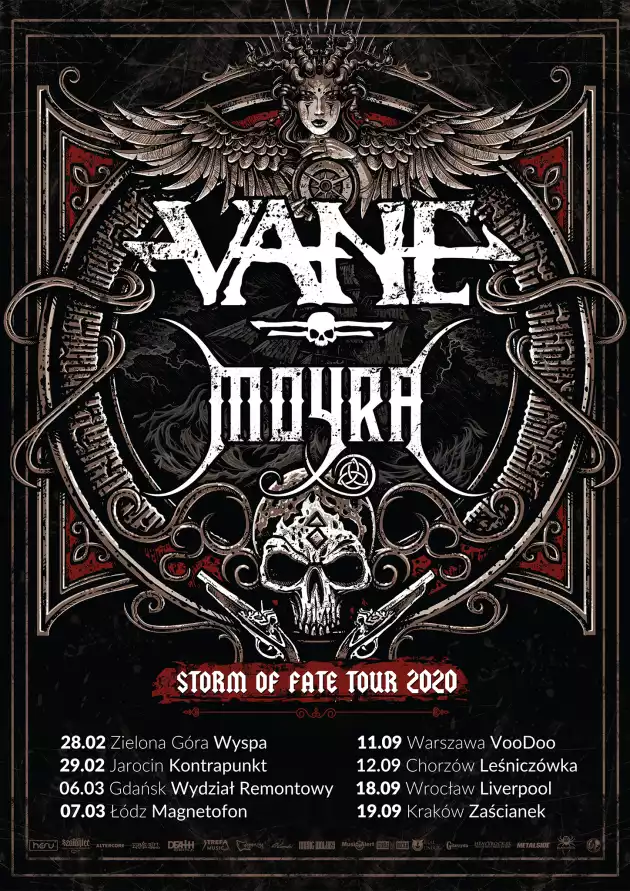 Storm of Fate Tour 2020 – Vane x Moyra x The Burning Hands x Praise the Sun