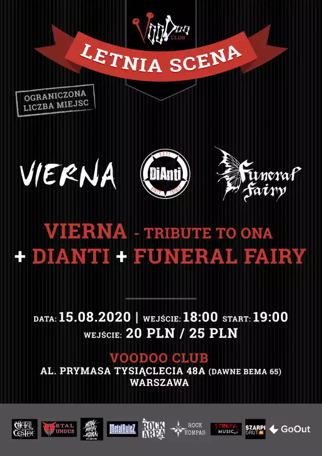Vierna – Tribute to O.N.A, Dianti, Funeral Fairy – LetniaScena VooDoo
