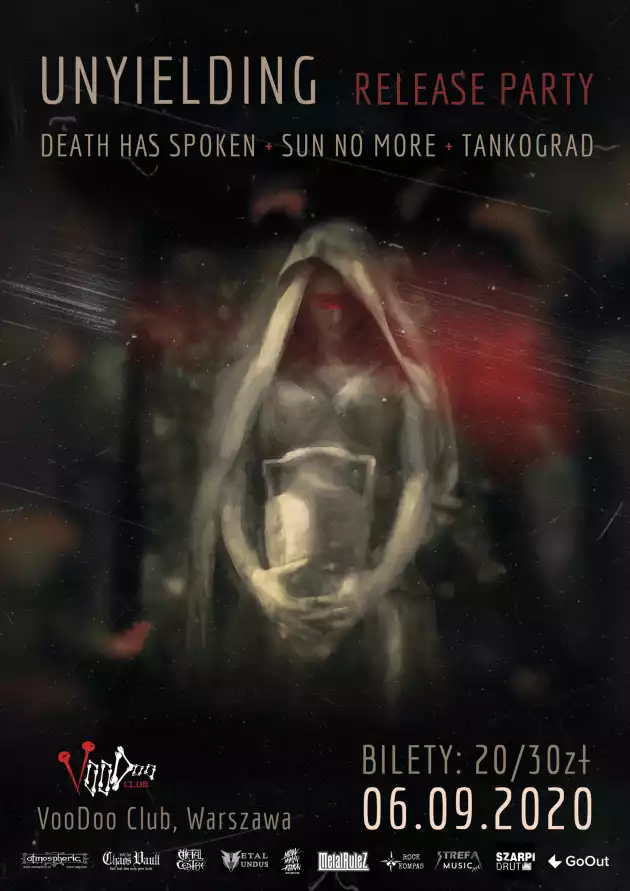 „Unyielding” release party: Tankograd x Sun No More x Death Has Spoken w VooDoo Club