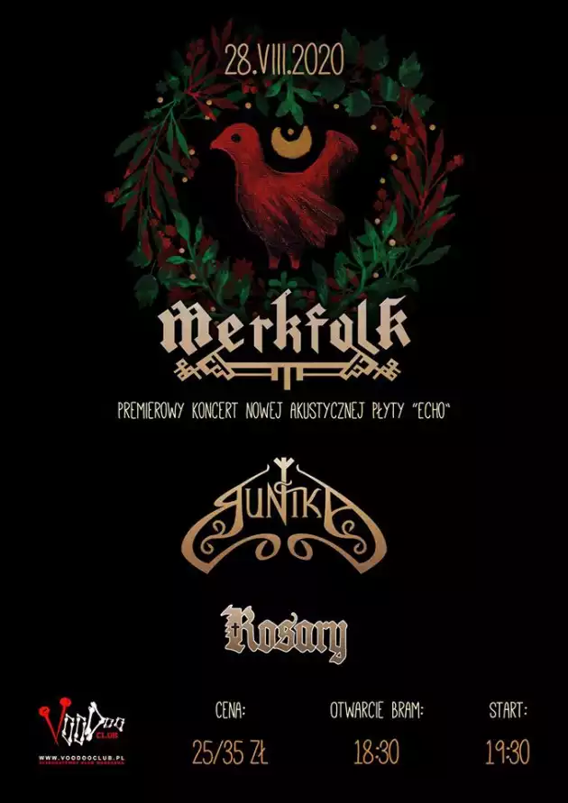 Folk Metal Night – Premiera płyty „Echo” zespołu Merkfolk – Runika – Rosary