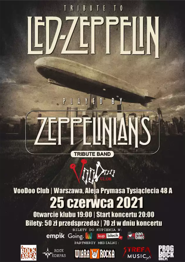 Tribute to Led Zeppelin – Zeppelinians – Tribute Band / 25.06 /