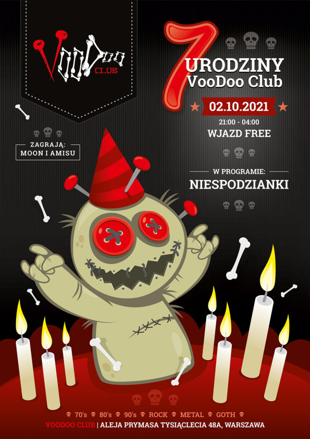 #7 urodziny VooDoo Club / 02.10 // special guest: Maria Rozbicka & Dark Ballerina / 02.10 /