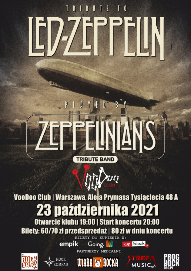 Tribute to Led Zeppelin – Zeppelinians – Tribute Band / 23.10 /