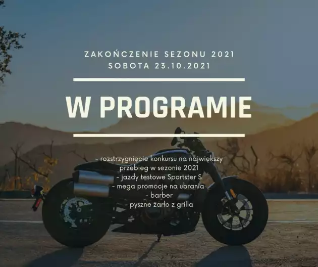 Zakończenie sezonu 2021 w Twin Peaks Harley-Davidson (Afterparty)  / 23.10/