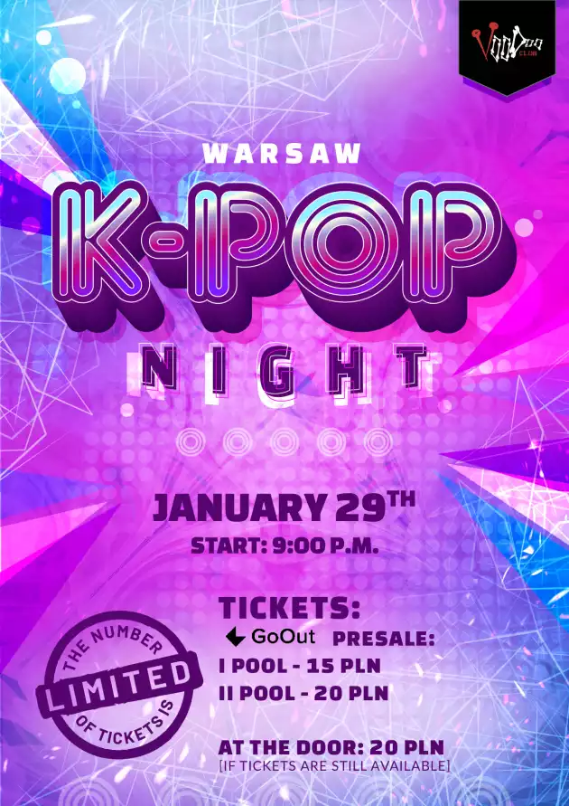 Warsaw K-POP night at VooDoo Club by Dream High / 29.01 /