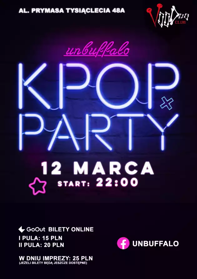 K-pop & K-Hiphop Party by UNBUFFALO / VooDoo Club / 12.03 /