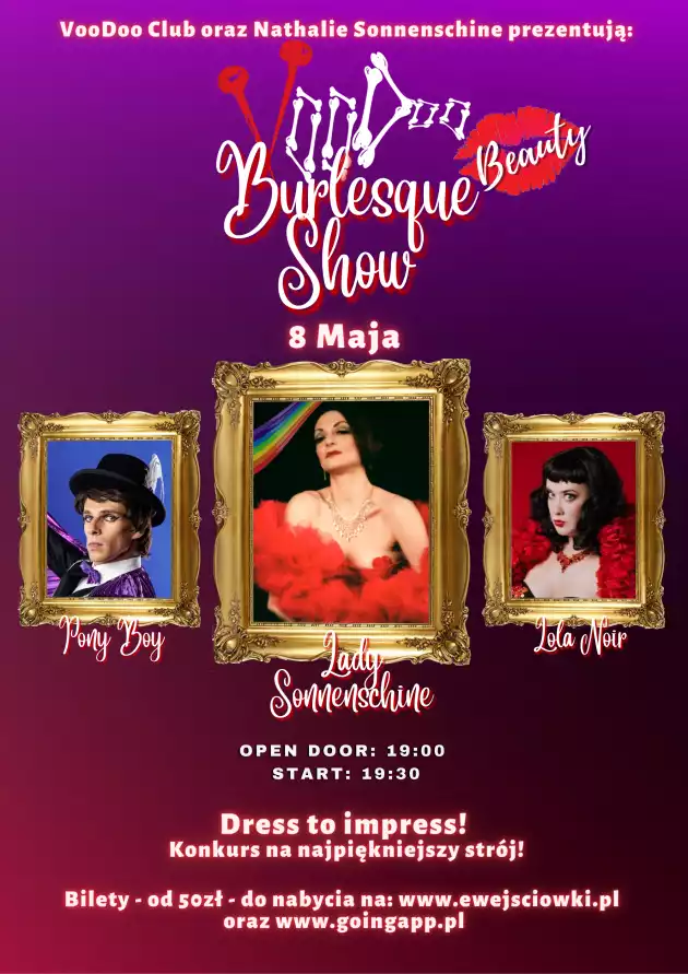 VooDoo Burlesque Show #7 – Lady Sonnenschine x Lola Noir x Pony Boy / 08.05 /