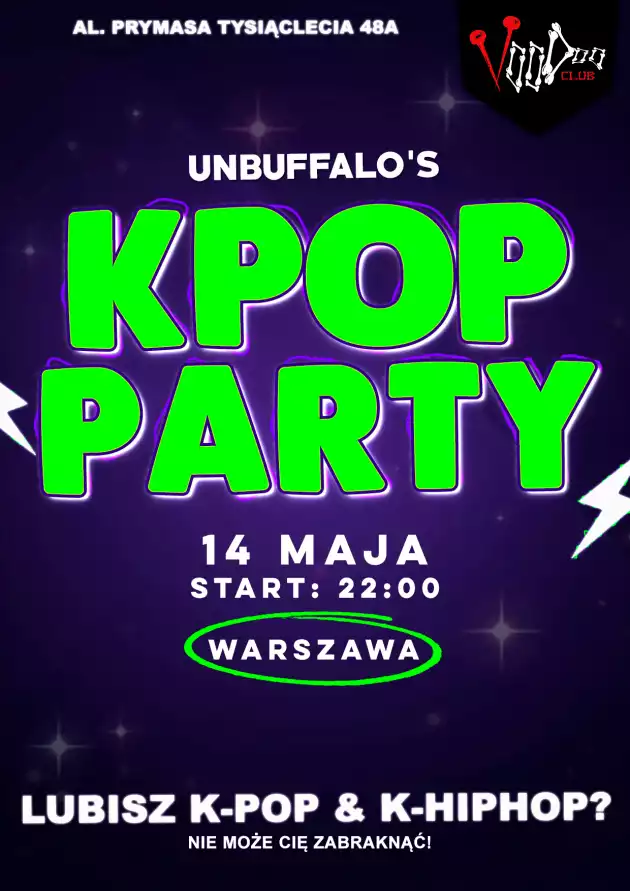 K-pop & K-Hiphop Party by UNBUFFALO / 14.05 /