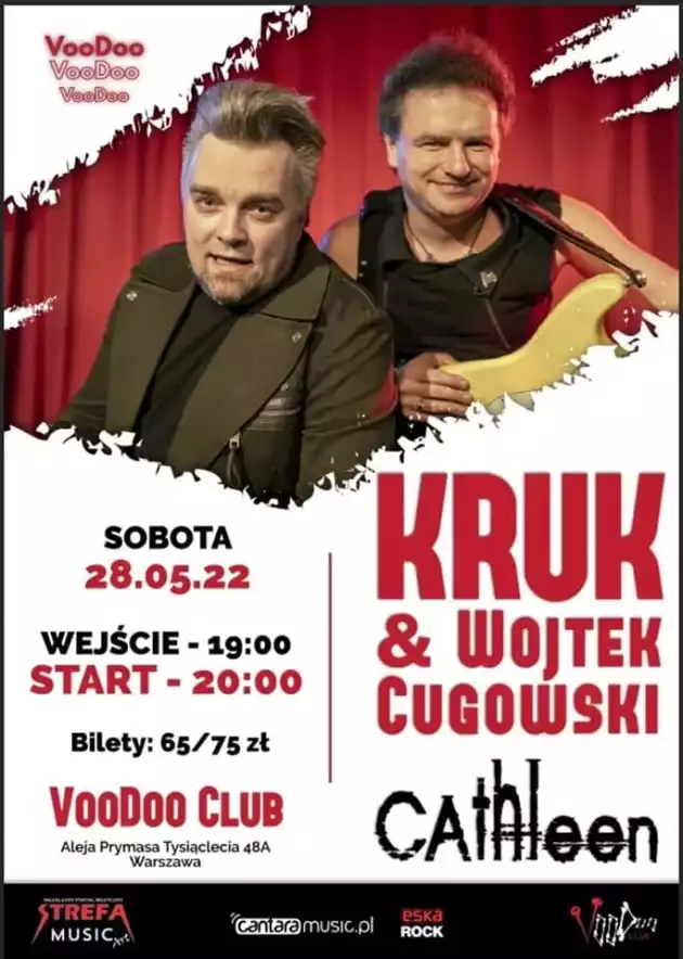 KRUK & Wojtek Cugowski & Cathleen w VooDoo Club / 28.05 /