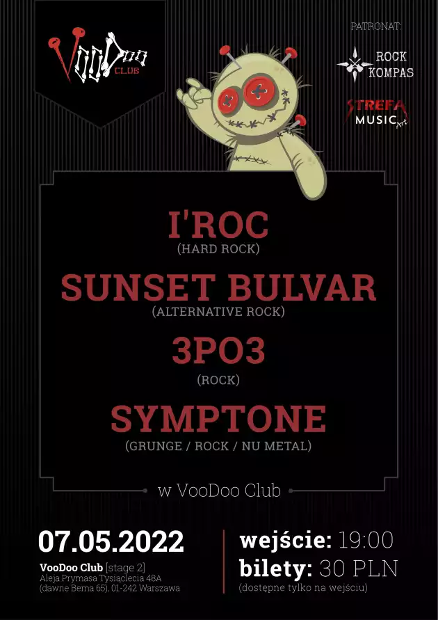 I’ROC x Sunset Bulvar x 3po3 x Symptone w VooDoo Club / 07.05 /