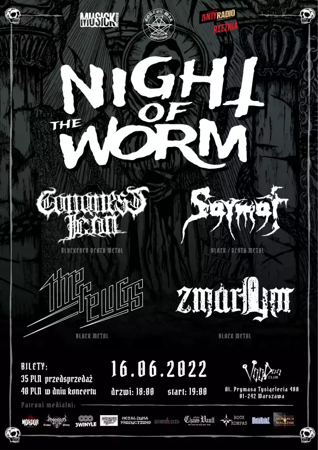 NIGHT OF THE WORM – Sarmat x Conquest Icon x Zmarłym x The Relicts / 16.06 /