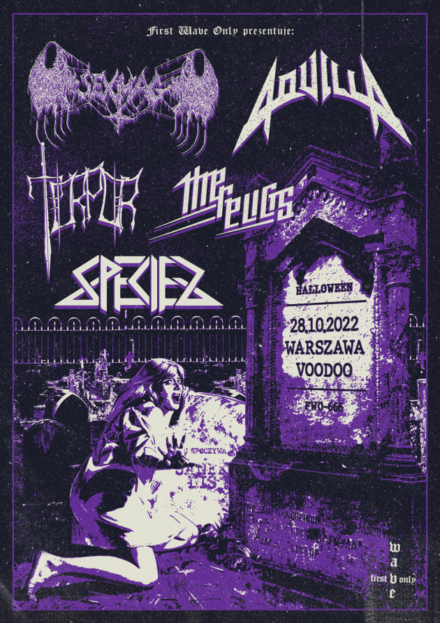 VooDoo Metal Halloween | Torpor, Sexmag, Aquilla, The Relicts, Species / 28.10 /