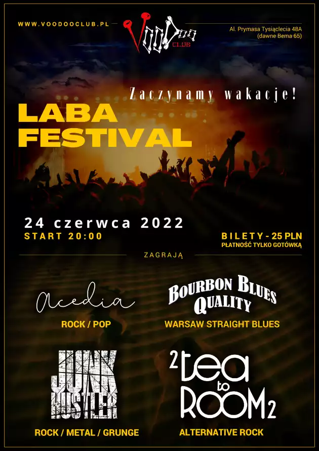 LABA FESTIVAL : Acedia x 2 Tea To Room 2 x Junk Hustler x Bourbon Blues Quality / 24.06 /