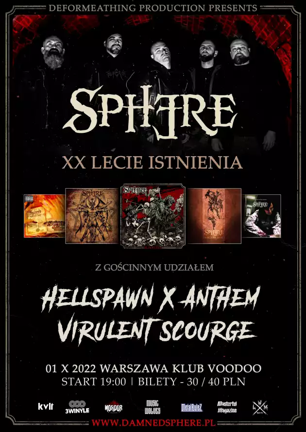 XX Anniversary of SPHERE – Sphere x Hellspawn x Anthem x Virulent Scourge / 01.10 /