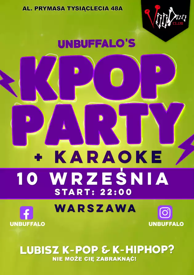 K-pop & K-Hiphop Party by UNBUFFALO | KARAOKE | / 10.09 /