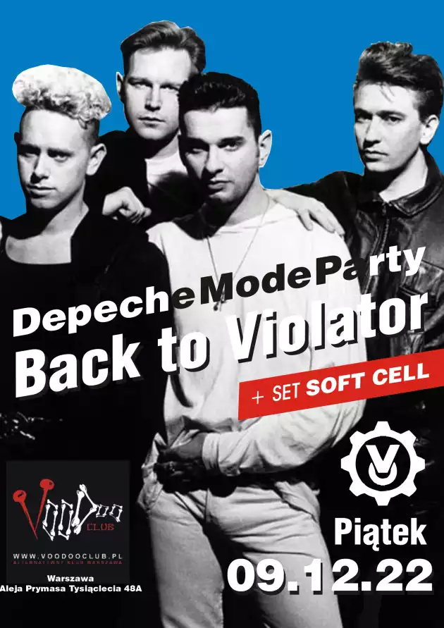 Depeche Mode Party – Back To Violator / 09.12 / SOFT CELL special set