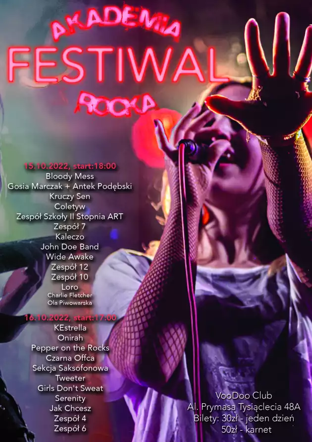 Festiwal Akademii Rocka – DAY 2 / 16.10 /