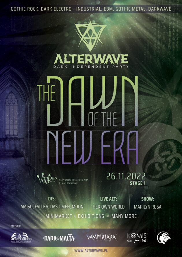 ALTERWAVE – The Dawn of the New Era – Dark Independent Party + koncert : HER OWN WORLD  / 26.11 /