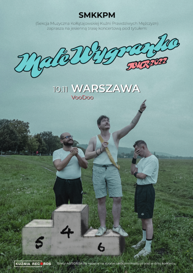 Małe Wygranko: koncert SMKKPM / 10.11 / Warszawa / (support Kapibary)