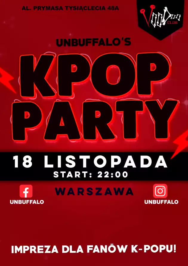K-pop & K-Hiphop Party by UNBUFFALO / 18.11 /