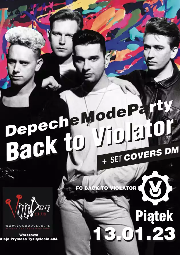 Depeche Mode Party – Back To Violator / 13.01 / DEPECHE MODE covers special set