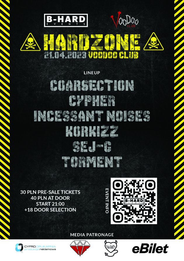 Hardzone 2023 – Incessant Noise x Cypher Musique x Coarsection x SEJ-G x Torment